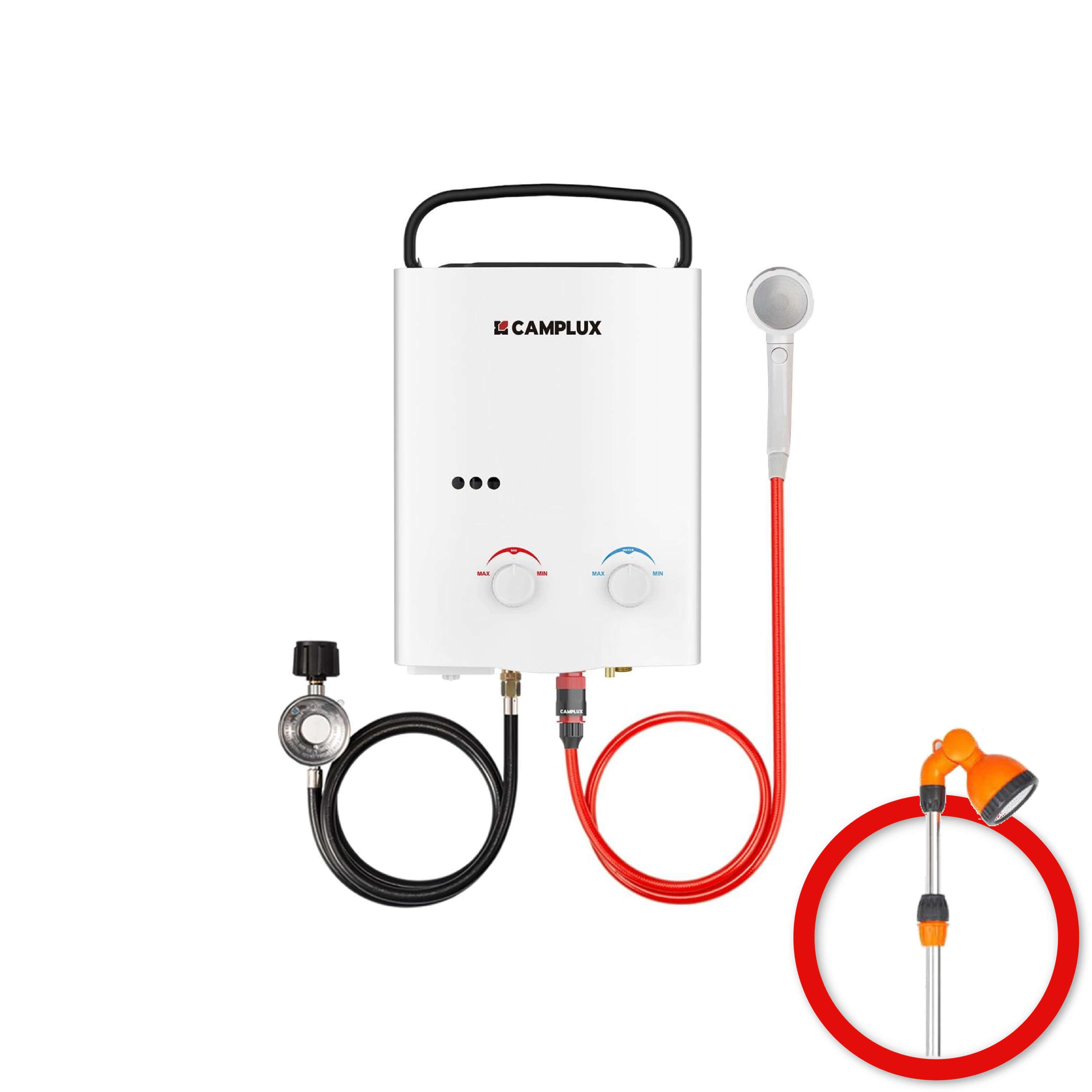 5 Liter Portable Water Heater & Stand Shower