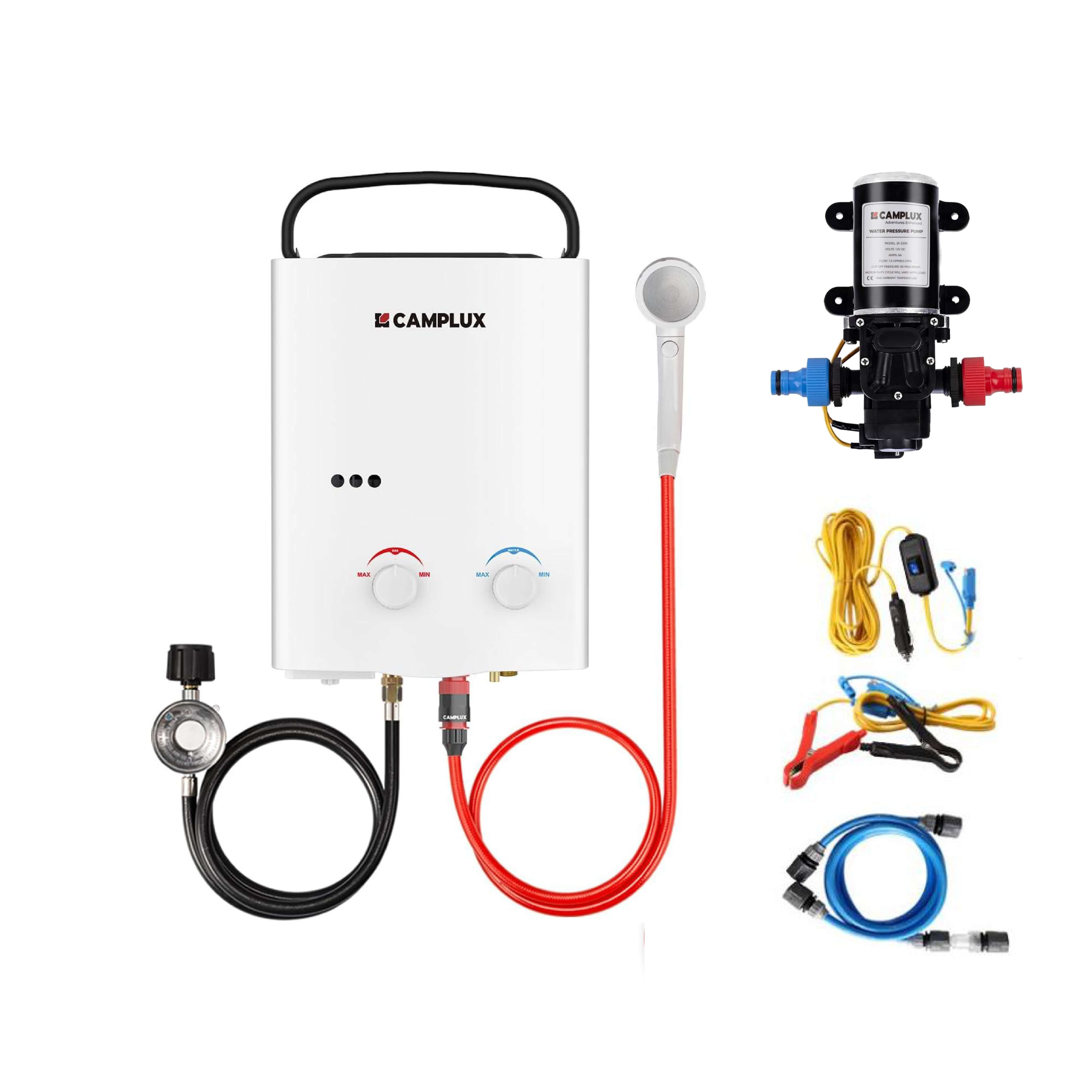 5 Liter Portable Water Heater & 4.5L Pump Pack