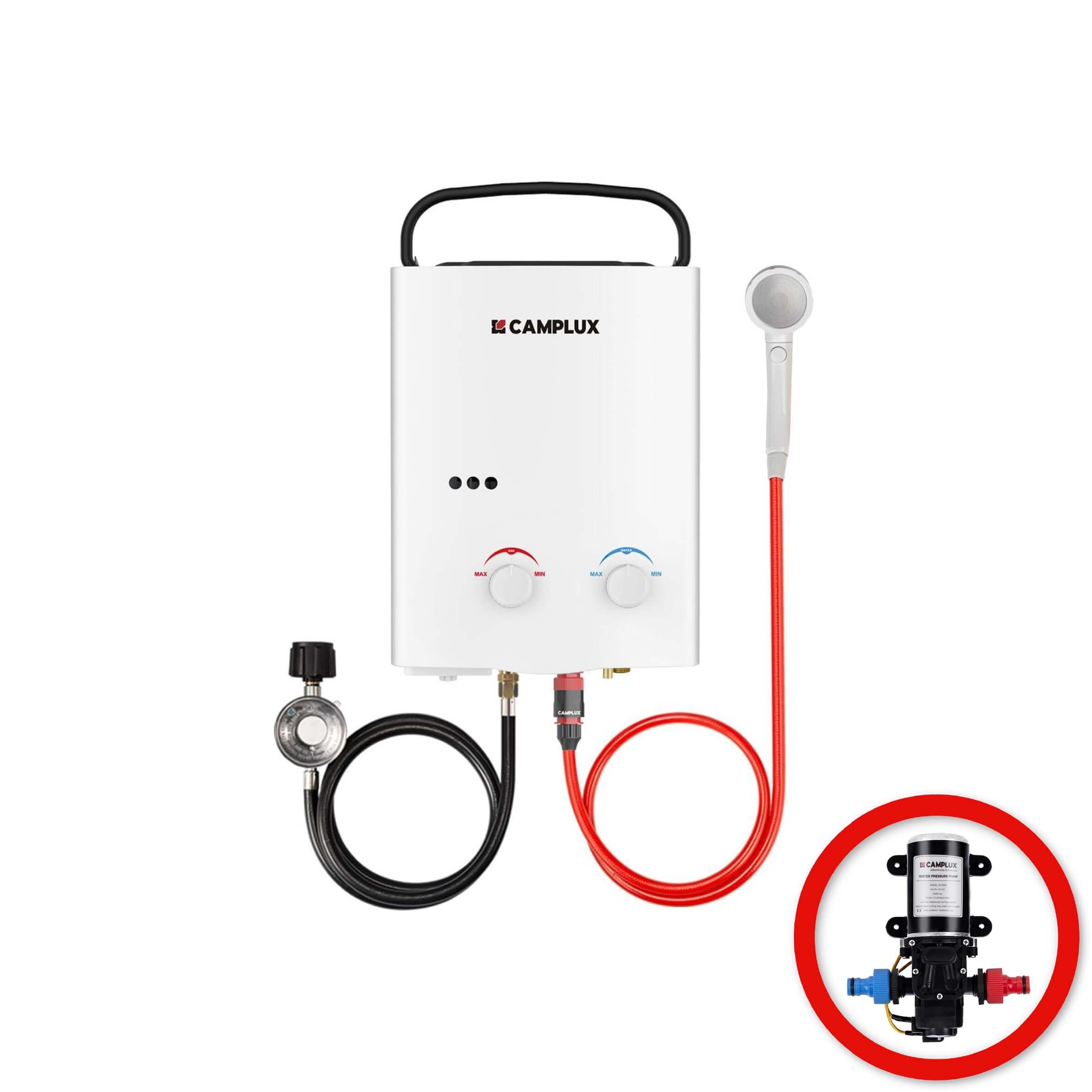 5 Liter Portable Water Heater & 4.5L Water Pump