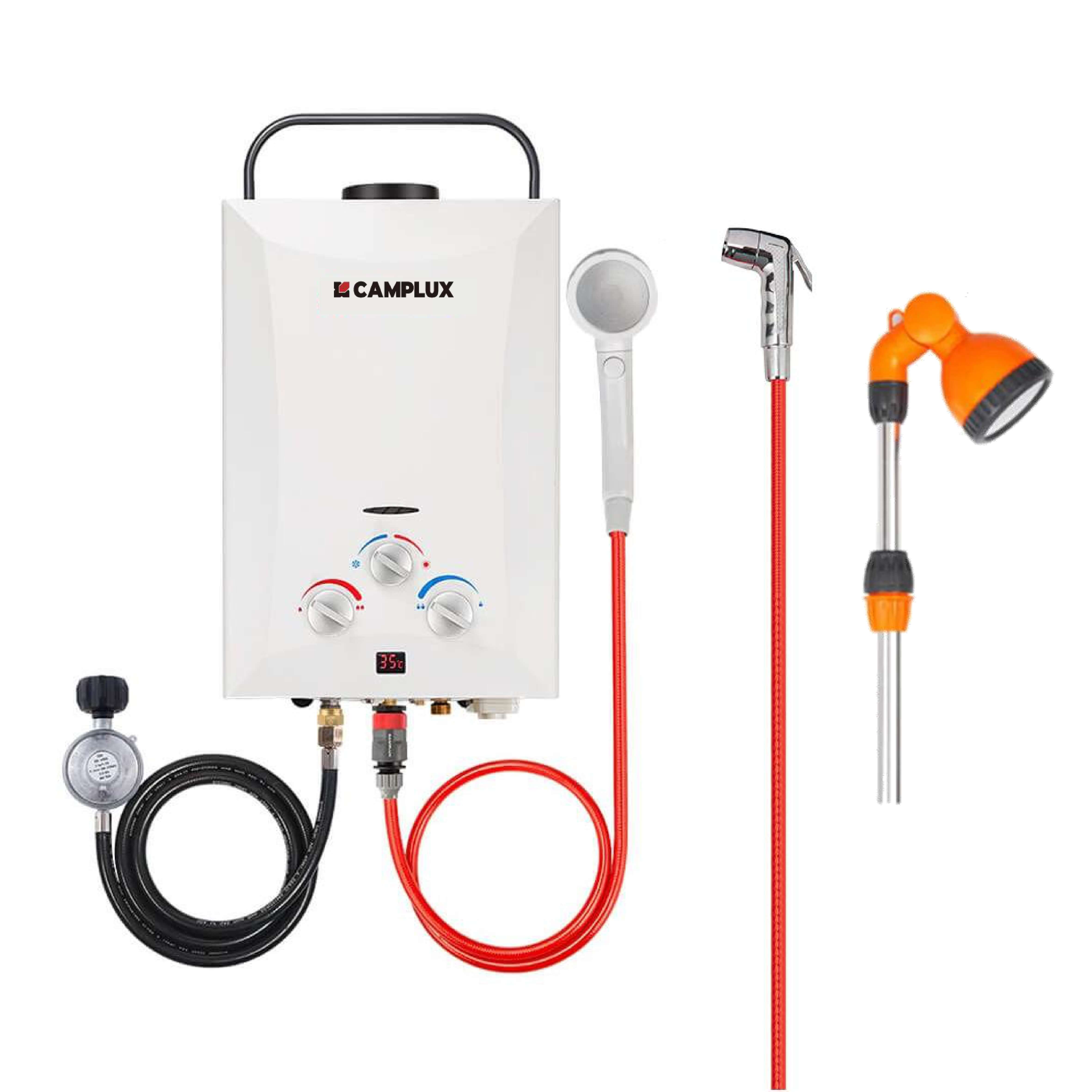 8 Liter Portable Water Heater with Shower Stand