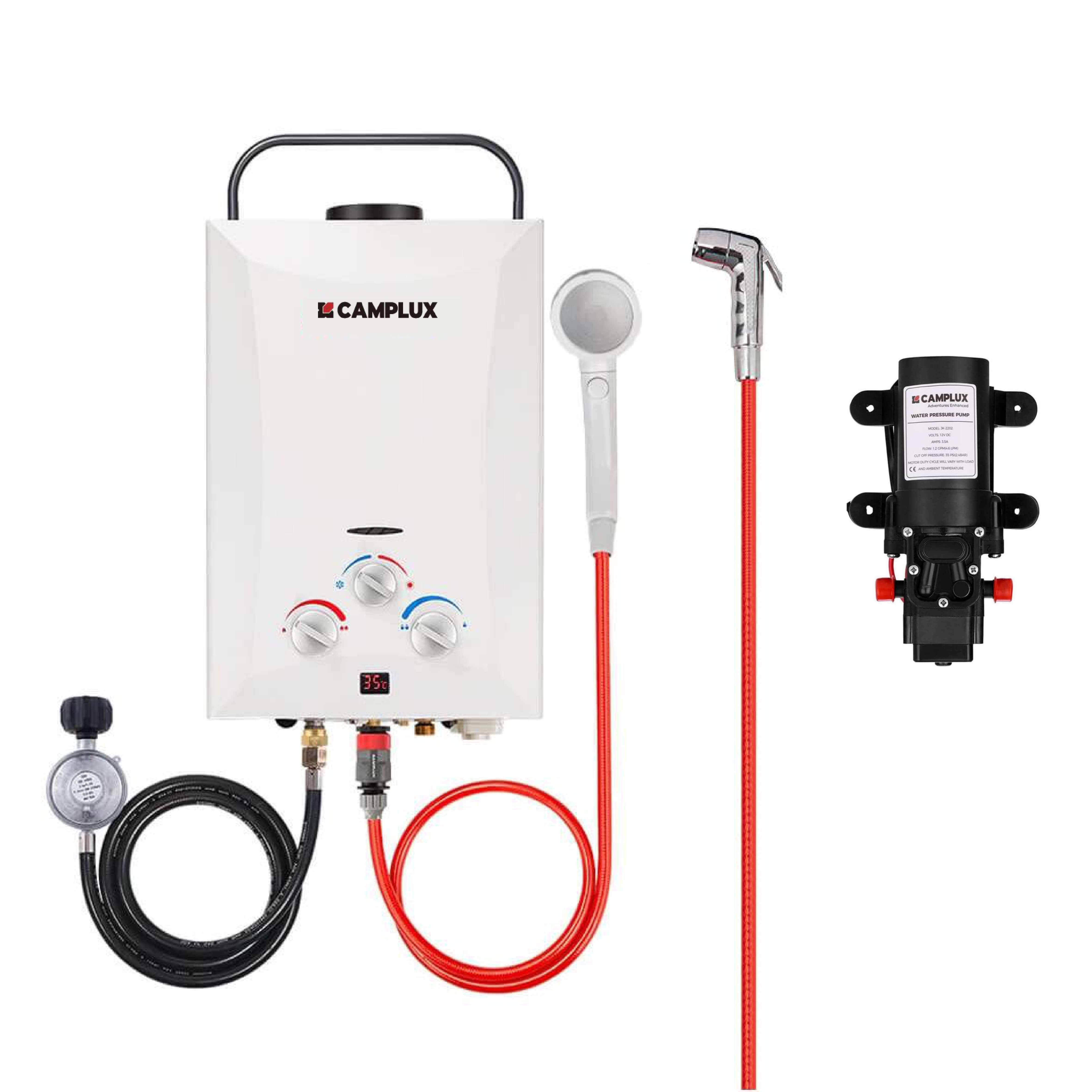 8 Liter Portable Water Heater & 4.5L Water Pump