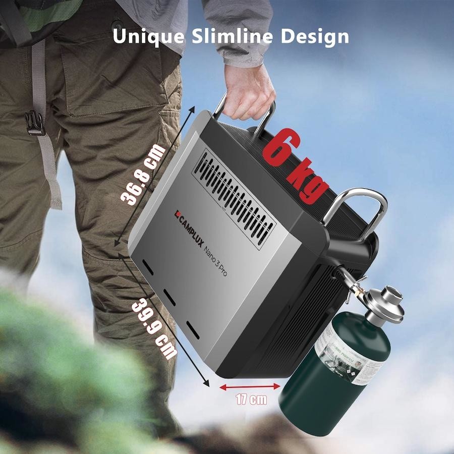 Camplux Nano 3 Pro Portable Propane Water Heater for Camping & Outdoor Shower